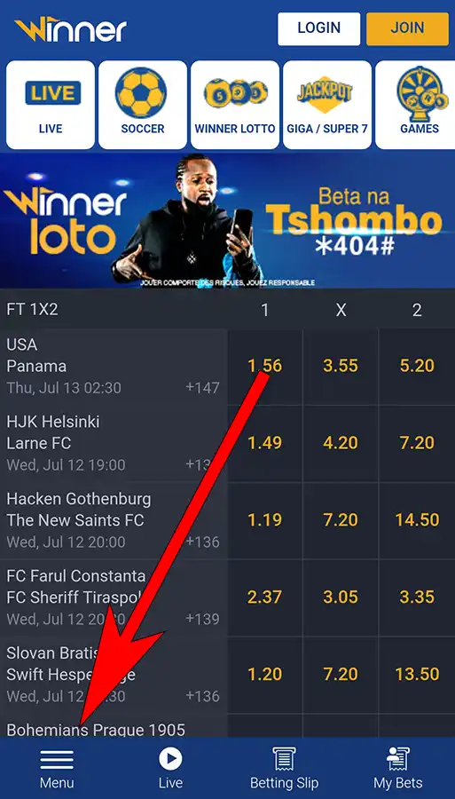 Winner Bet RDC Betting in Congo Kinshasa PDF match list APK Winner Bet RDC Betting in Congo Kinshasa PDF match list APK